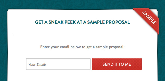 Create professional client proposals in minutes.